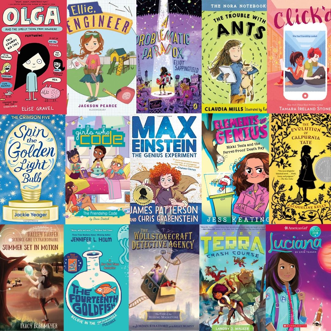 15 STEM girls middle-grade books